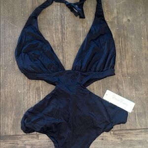 Beach Bunny Nina Black One Piece